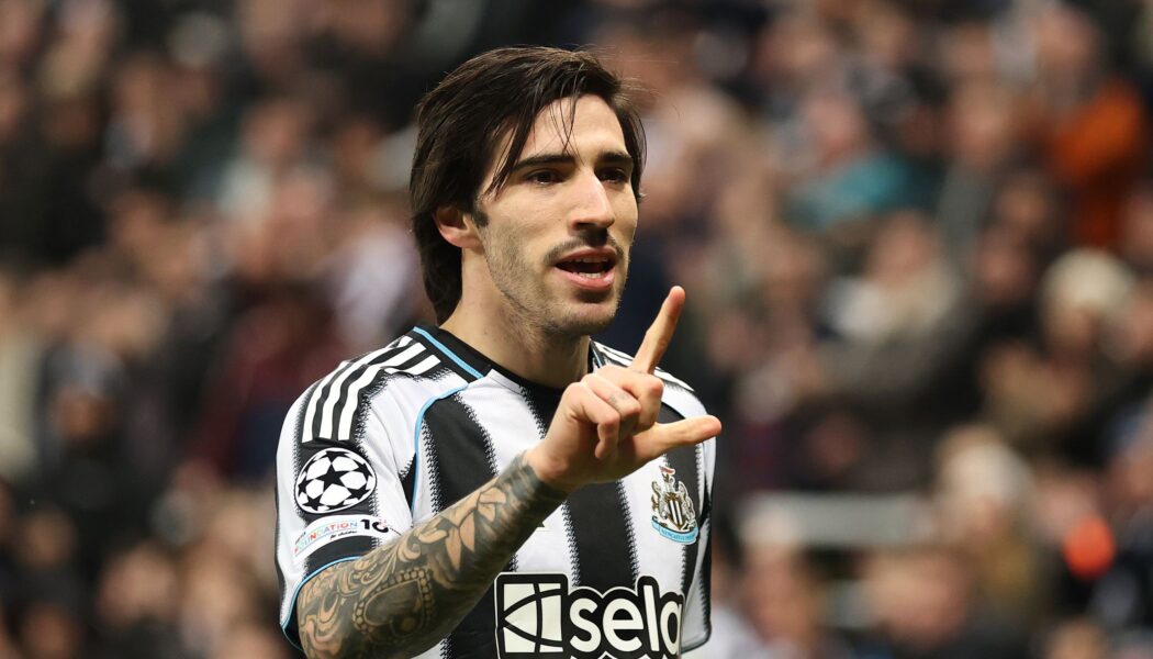 CHAMPIONS LEAGUE KNOCKOUT PLAY-OFFS : NEWCASTLE UNITED VS QARABAG FK – 24/02/2026  (PHOTO – SANDRO TONALI CELEBRATES)