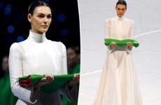 MORE SPECTACULAR MOMENTS FROM THE OLYMPICS OPENING CEREMONY MILANO CORTINA 2026 WHICH WE MAY HAVE MISSED!  (PHOTO – VITTORIA CERETTI PRESENTED THE FLAG TO THE HONOUR GUARD)