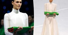 MORE SPECTACULAR MOMENTS FROM THE OLYMPICS OPENING CEREMONY MILANO CORTINA 2026 WHICH WE MAY HAVE MISSED!  (PHOTO – VITTORIA CERETTI PRESENTED THE FLAG TO THE HONOUR GUARD)