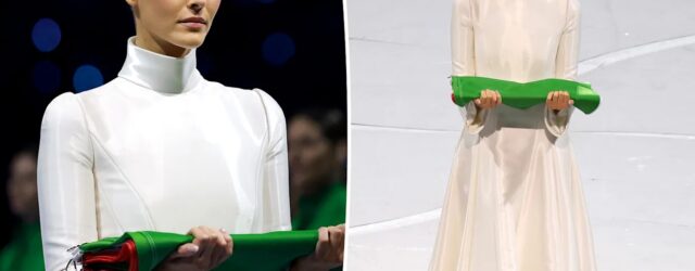 MORE SPECTACULAR MOMENTS FROM THE OLYMPICS OPENING CEREMONY MILANO CORTINA 2026 WHICH WE MAY HAVE MISSED!  (PHOTO – VITTORIA CERETTI PRESENTED THE FLAG TO THE HONOUR GUARD)