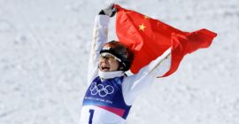 CHINA’S XU MENGTAO WINS BACK-TO-BACK OLYMPIC GOLD MEDALS IN “AERIAL” AT WINTER OLYMPICS