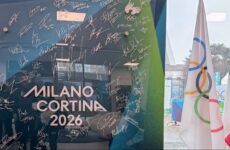 IOC PRESIDENT KIRSTY COVENTRY JOINS ATHLETES TO SIGN OLYMPIC TRUCE MURAL