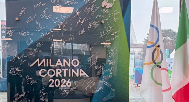 IOC PRESIDENT KIRSTY COVENTRY JOINS ATHLETES TO SIGN OLYMPIC TRUCE MURAL