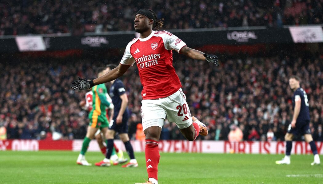 FA CUP FOURTH ROUND : SUNDAY – 15/02/2026  (PHOTO – NONI MADUEKE CELEBRATES)