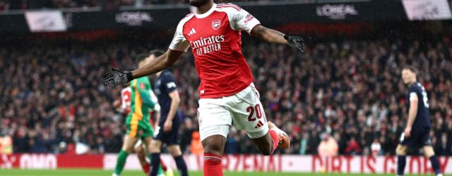 FA CUP FOURTH ROUND : SUNDAY – 15/02/2026  (PHOTO – NONI MADUEKE CELEBRATES)