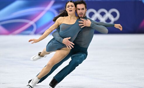 GUILLAUME CIZERON AND LAURENCE FOURNIER BEAUDRY CLAIM GOLD IN THE ICE DANCE FINAL ON 11/02/2026 AT THE WINTER OLYMPICS MILANO CORTINA 2026