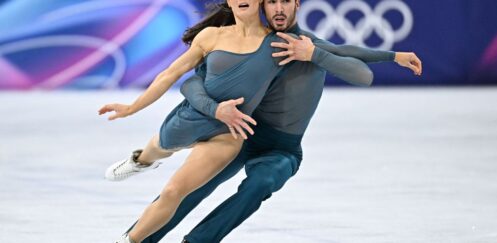 GUILLAUME CIZERON AND LAURENCE FOURNIER BEAUDRY CLAIM GOLD IN THE ICE DANCE FINAL ON 11/02/2026 AT THE WINTER OLYMPICS MILANO CORTINA 2026