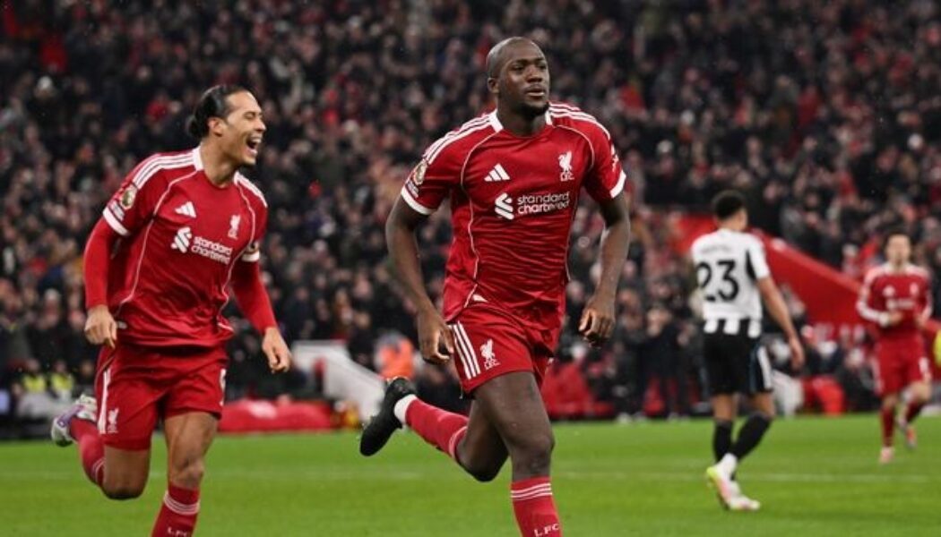 PREMIER LEAGUE : SATURDAY – 31/01/2026 – (PHOTO – IBRAHIMA KONATE CELEBRATES)