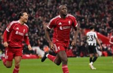 PREMIER LEAGUE : SATURDAY – 31/01/2026 – (PHOTO – IBRAHIMA KONATE CELEBRATES)