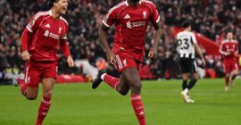 PREMIER LEAGUE : SATURDAY – 31/01/2026 – (PHOTO – IBRAHIMA KONATE CELEBRATES)