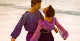 JAYNE TORVILL AND CHRISTOPHER DEAN PERFORM THE BOLERO