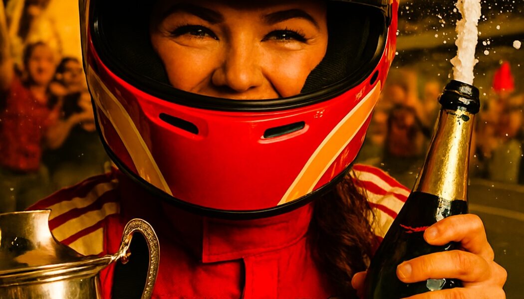 NEW 2026 F1 OPENING TITLES  (PHOTO – AMANDA WATERS SUITED AND BOOTED AND READY FOR THE F1 2026 SEASON!)