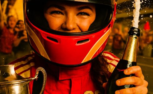 NEW 2026 F1 OPENING TITLES  (PHOTO – AMANDA WATERS SUITED AND BOOTED AND READY FOR THE F1 2026 SEASON!)