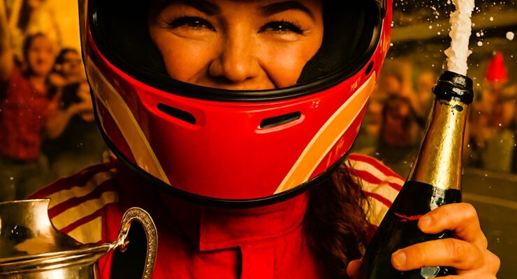 NEW 2026 F1 OPENING TITLES  (PHOTO – AMANDA WATERS SUITED AND BOOTED AND READY FOR THE F1 2026 SEASON!)