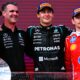 GEORGE RUSSELL WINS THE AUSTRALIAN GRAND PRIX WITH MERCEDES TEAM-MATE ANTONELLI SECOND AGAIN AND CHARLES LECLERC THIRD (PICTURED)