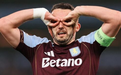 UEFA EUROPA LEAGUE : THURSDAY – 19/03/2026  (PHOTO – JOHN MCGINN CELEBRATES!)