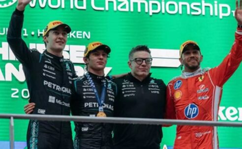 KIMI ANTONELLI WINS THE CHINESE GRAND PRIX 2026, WITH GEORGE RUSSELL SECOND AND LEWIS HAMILTON THIRD!