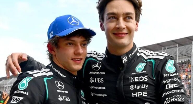 GEORGE RUSSELL TAKES POLE WITH TEAM-MATE KIMI RAIKKONEN SECOND IN QUALIFYING AT THE MELBOURNE GP WEEKEND 2026!