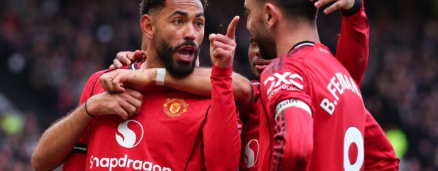 PREMIER LEAGUE :  SUNDAY – 15/03/2026  (PHOTO – ‘ANIMATION’😊BETWEEN BRUNO FERNANDES AND MATHEUS CUNHA)