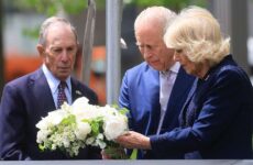 KING CHARLES AND QUEEN CAMILLA TRAVELLED TO NEW YORK YESTERDAY TO LAY FLOWERS AT THE 9/11 MEMORIAL