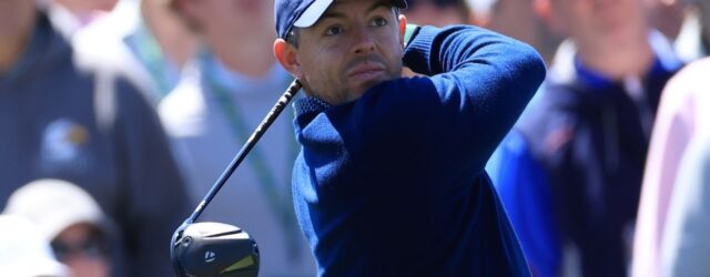 RORY MCILROY ‘TEES OFF’ AT THE MASTERS ON 10/04/2026