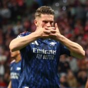 CHAMPIONS LEAGUE SEMI-FINAL : ATLETICO MADRID VS ARSENAL – 29/04/2026 (PHOTO – VIKTOR GYOKERES CELEBRATES)