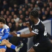 PREMIER LEAGUE : BRIGHTON AND HOVE ALBION VS CHELSEA – 21/04/2026  (PHOTO – FERDI KADIOGLU SCORES FOR BRIGHTON)