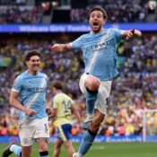 FA CUP SEMI-FINAL : MANCHESTER CITY VS SOUTHAMPTON – 25/04/2026 (PHOTO – NICO GONZALEZ CELEBRATES)
