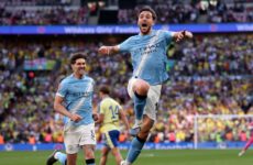 FA CUP SEMI-FINAL : MANCHESTER CITY VS SOUTHAMPTON – 25/04/2026 (PHOTO – NICO GONZALEZ CELEBRATES)