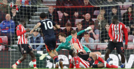 PREMIER LEAGUE : SUNDERLAND VS NOTTINGHAM FOREST – 24/04/22026  (PHOTO – MORGAN GIBBS-WHITE SCORES FOR FOREST)