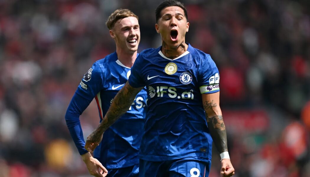 PREMIER LEAGUE : SATURDAY – 09/05/2026  (PHOTO – ENZO FERNANDEZ CELEBRATES)
