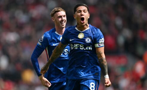 PREMIER LEAGUE : SATURDAY – 09/05/2026  (PHOTO – ENZO FERNANDEZ CELEBRATES)
