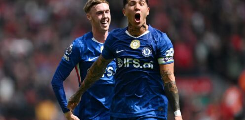 PREMIER LEAGUE : SATURDAY – 09/05/2026  (PHOTO – ENZO FERNANDEZ CELEBRATES)