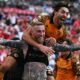 CHAMPION PROMOTION PLAY-OFFS:  HULL CITY VS MIDDLESBROUGH  (PHOTO – OLI MCBURNIE CELEBRATES)