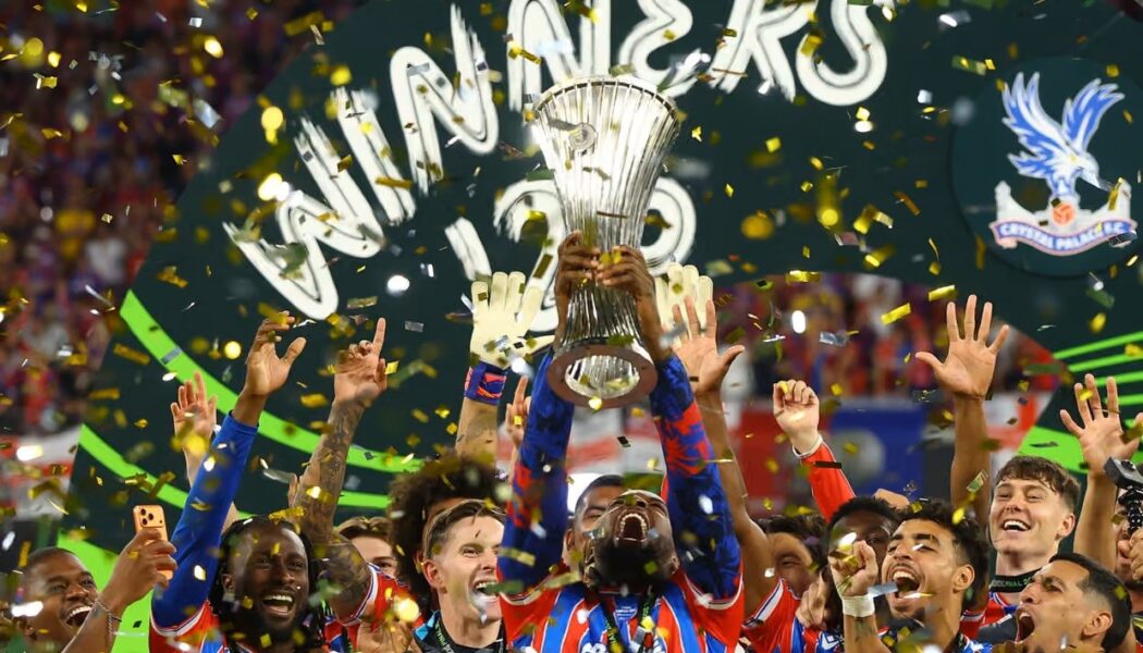 CRYSTAL PALACE MAKE HISTORY IN LEIPZIG WINNING THE UEFA CONFERENCE LEAGUE FINAL TROPHY!