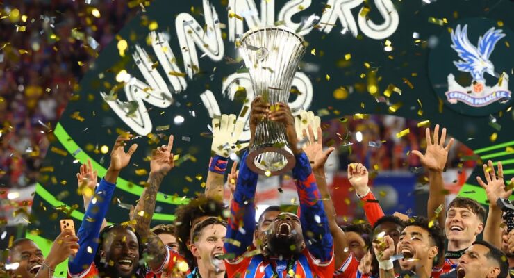 CRYSTAL PALACE MAKE HISTORY IN LEIPZIG WINNING THE UEFA CONFERENCE LEAGUE FINAL TROPHY!
