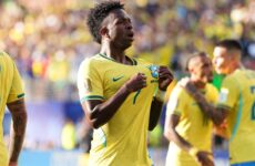 FIFA WORLD CUP :  SATURDAY – 13/06/2026  (PHOTO – VINICIUS JUNIOR CELEBRATES)