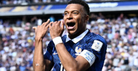 FIFA WORLD CUP : FRANCE VS SENEGAL – 16/06/2026   (PHOTO – KYLIAN MBAPPE CELEBRATES)