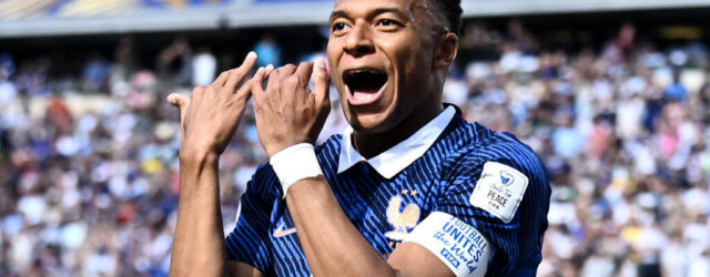 FIFA WORLD CUP : FRANCE VS SENEGAL – 16/06/2026   (PHOTO – KYLIAN MBAPPE CELEBRATES)