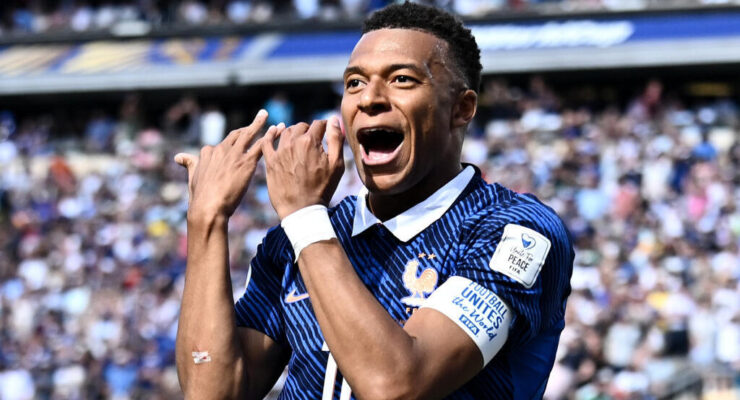 FIFA WORLD CUP : FRANCE VS SENEGAL – 16/06/2026   (PHOTO – KYLIAN MBAPPE CELEBRATES)