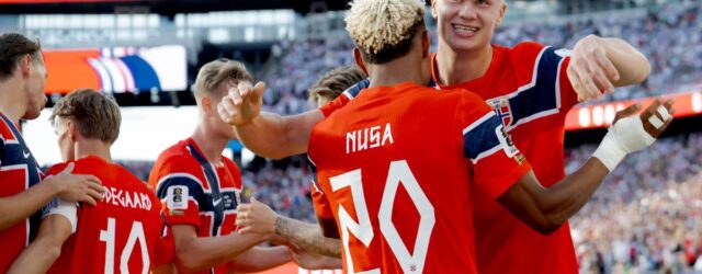 FIFA WORLD CUP : IRAQ VS NORWAY – 16/06/2026  (PHOTO – ERLING HAALAND CELEBRATES)