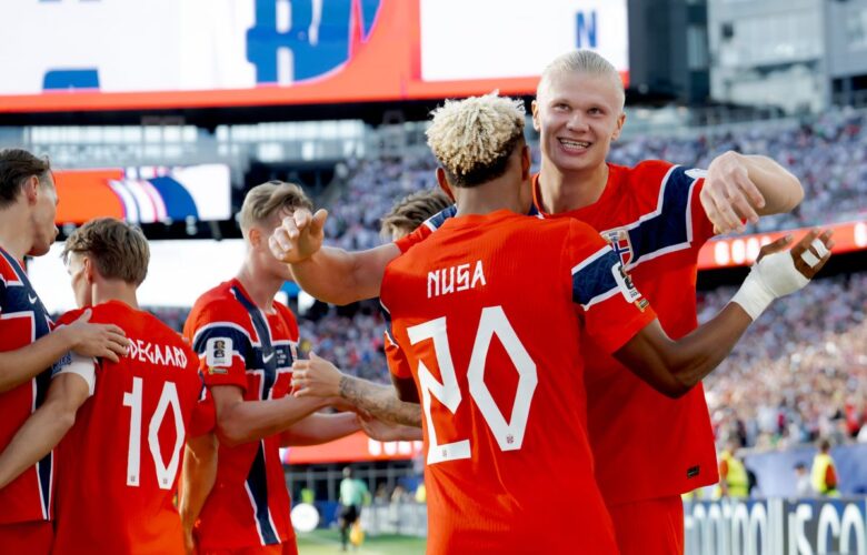 FIFA WORLD CUP : IRAQ VS NORWAY – 16/06/2026  (PHOTO – ERLING HAALAND CELEBRATES)