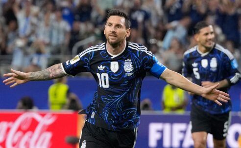 FIFA WORLD CUP 2026 : SUNDAY – 28/06/2026 (PHOTO – LIONEL MESSI CELEBRATES)