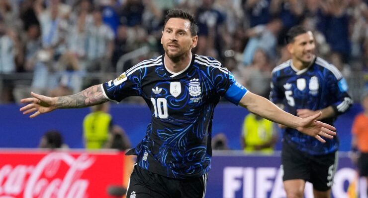 FIFA WORLD CUP 2026 : SUNDAY – 28/06/2026 (PHOTO – LIONEL MESSI CELEBRATES)