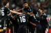 FIFA WORLD CUP :  MEXICO VS SOUTH KOREA – (PHOTO – LUIS ROMO AND MEXICO CELEBRATE)