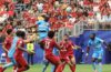 FIFA WORLD CUP : PORTUGAL VS DR CONGO – 17/06/2026  (PHOTO – YOANE WISSA SCORES FOR DR CONGO)