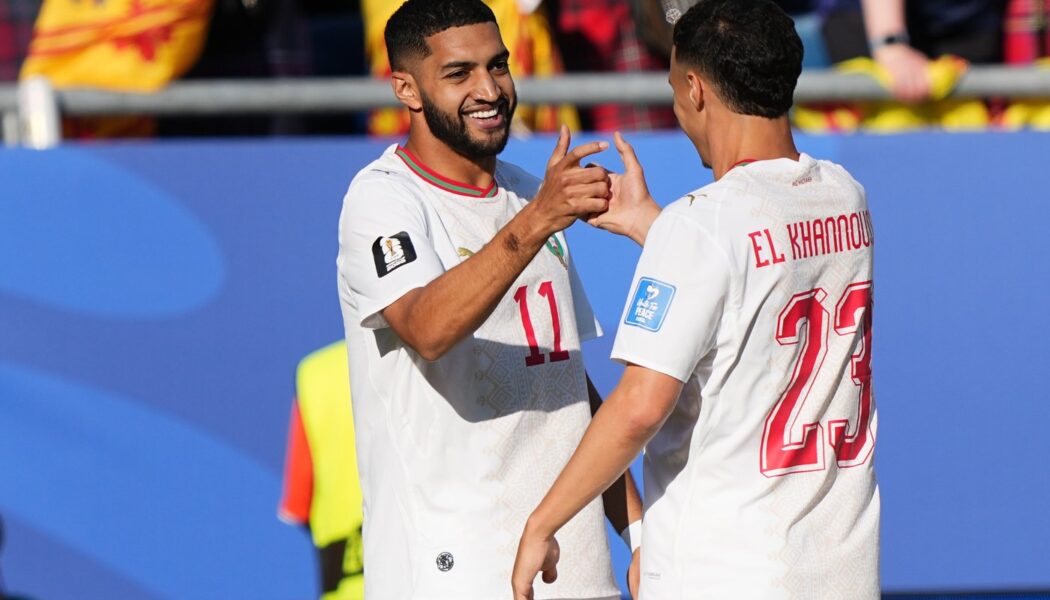 FIFA WORLD CUP 2026 :  SCOTLAND VS MOROCCO – 10/06/2026 (PHOTO – ISMAEL SAIBARI CELEBRATES)