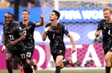 FIFA WORLD CUP 2026 : SOUTH AFRICA VS CANADA – 28/06/2026 (PHOTO – STEPHEN EUSTAQUIO CELEBRATES)