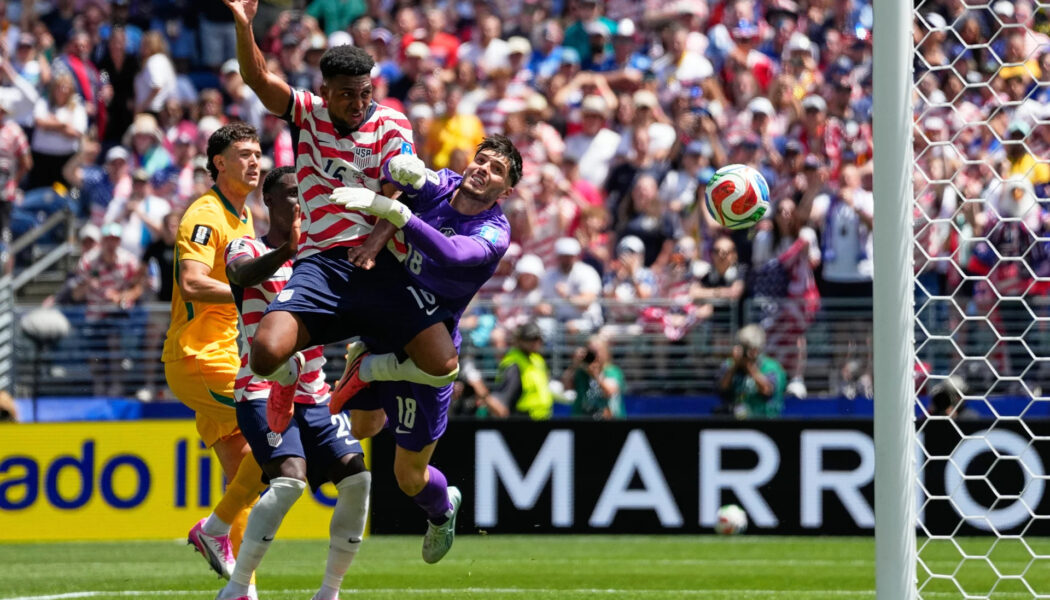 FIFA WORLD CUP 2026 : USA VS MOROCCO – 19/06/2026   (PHOTO – ALEX FREEMAN SCORES FOR THE USA)
