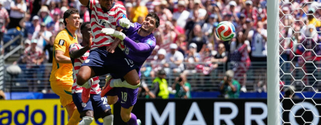 FIFA WORLD CUP 2026 : USA VS MOROCCO – 19/06/2026   (PHOTO – ALEX FREEMAN SCORES FOR THE USA)